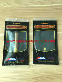 Customized  Logo Cigar Humidor Bags Hold 4-6 / Cigar Packaging Bag