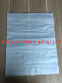 3 Sides Sealed Packaging Poly Bags Environmental Protection White Transparent Degradable Material