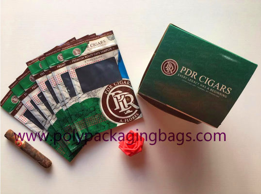 Chinese factory custom cigar moisturizing preservation bag and display box