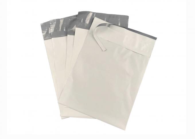 防水不透明で白い多郵便利用者のプラスチック急使の郵送物袋12 x 15.5 0