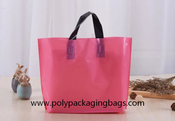60ミクロンLDPEの衣類の包装のためのプラスチック ハンドル袋