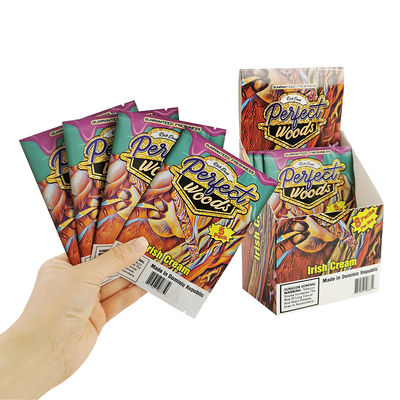 カスタムロゴ ヒートシールフォイルマイラーバッグ 湿度タバコ包装 ジッププラスチックヒュミドールシガーチャック袋