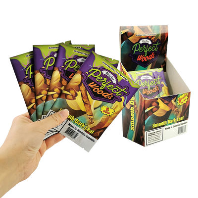 カスタムロゴ ヒートシールフォイルマイラーバッグ 湿度タバコ包装 ジッププラスチック加湿器シガーチャック袋 シガー保湿バッグ