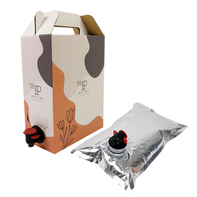 1L/2L/3L カスタムコーヒーボックス バルブ配給器の箱内の使い捨てコーヒーバッグ
