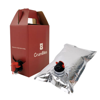 1L-10L 無菌飲料 BIB フィラーキャッパー バッグインボックス ヒートシール アルミワイン＆ジュースパウチ Vitop タップ付き ミネラルウォーター用