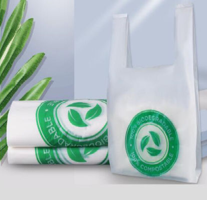 Compostable PBATのコーンスターチの印刷するFlexoは型抜きされた袋袋を買い物袋