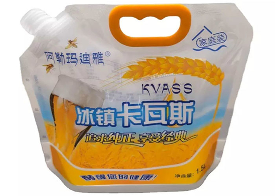 弁/帽子が付いている箱のワインの包装の袋の再使用可能な3/5リットル袋