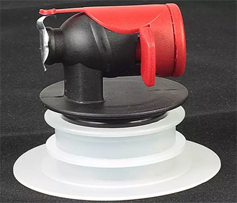 1.5Lジュースの赤ワインの液体は栓と手持ち型口の袋の胸当ての吸引のノズルを立てる