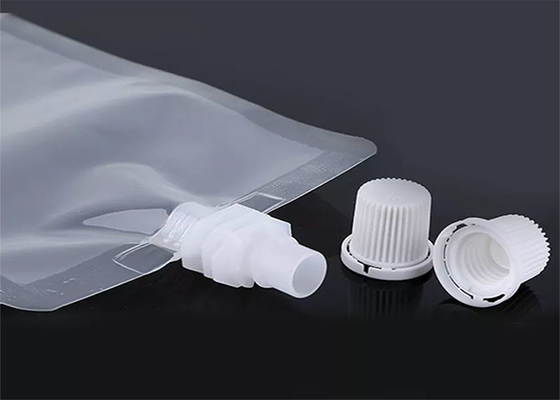 食品等級の立場のプラスチック飲み物のワインのミルク ジュースの飲料のための液体の口の袋