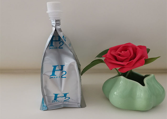 再使用可能な立場のプラスチック飲み物のミルク ジュースの水素水のための液体の口の袋
