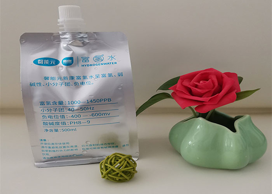 再使用可能な立場のプラスチック飲み物のミルク ジュースの水素水のための液体の口の袋