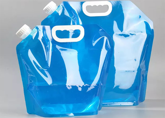 折りたたみ式 5L 10L プラスチック バケツ キャンプ スタンドアップ ウォーター ポーチ 大容量