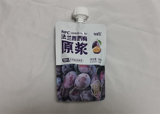 フルーツのパルプのために包む注文の印刷の再使用可能な液体の口の袋のベビーフード