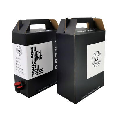 1L,2L,3Lの使い捨て紙箱の配送器,袋詰めされたジュース,熱いコーヒー飲料,液体パッケージ