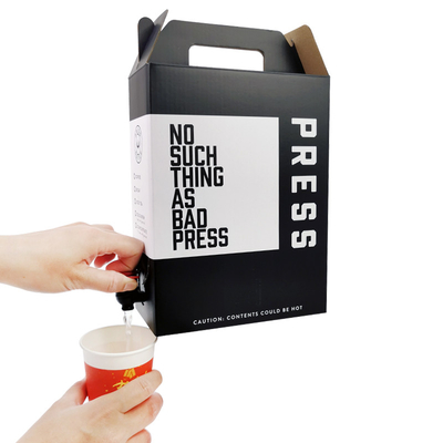 1L,2L,3Lの使い捨て紙箱の配送器,袋詰めされたジュース,熱いコーヒー飲料,液体パッケージ