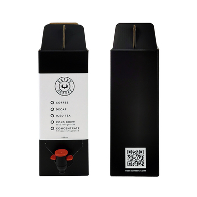 1L,2L,3Lの使い捨て紙箱の配送器,袋詰めされたジュース,熱いコーヒー飲料,液体パッケージ