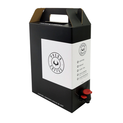 1L,2L,3Lの使い捨て紙箱の配送器,袋詰めされたジュース,熱いコーヒー飲料,液体パッケージ