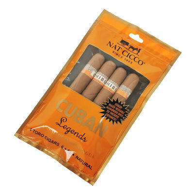 カスタム印刷 旅行 葉巻 ハミドール バッグ 4-6 葉巻 葉巻 包装 バッグ と 湿った プラスチック バッグ