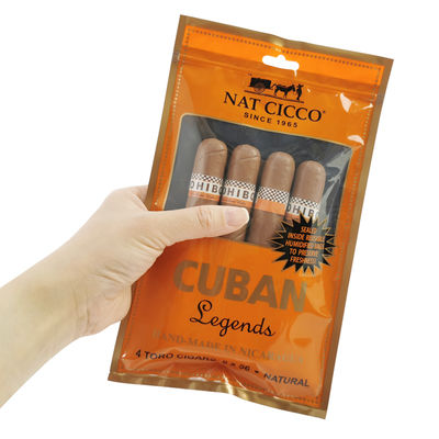 カスタム印刷 旅行 葉巻 ハミドール バッグ 4-6 葉巻 葉巻 包装 バッグ と 湿った プラスチック バッグ