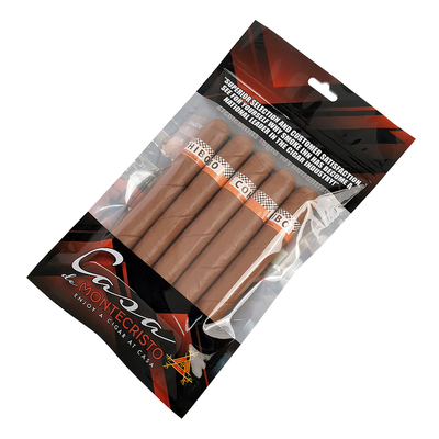 包装印刷3サイドシーリングバッグ食品包装マイラーバッグタバコポーチ葉巻バッグカスタムジッパー付き
