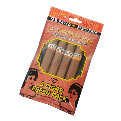 カスタム印刷 旅行 葉巻 ハミドール バッグ 4-6 葉巻 葉巻 包装 バッグ と 湿った プラスチック バッグ