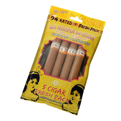 カスタムプリント Ziplock シガーの包装袋 シガーの水分補給層の湿ったプラスチック袋