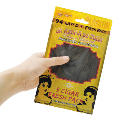 カスタムプリント Ziplock シガーの包装袋 シガーの水分補給層の湿ったプラスチック袋
