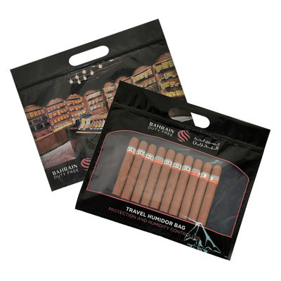 パーソナライズ 印刷 湿度 シガバッグ  Zipper シガ Humidor 梱包 旅行 湿度 湿度 バッグ