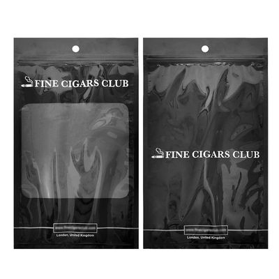 自己開発のプラスチック包装袋 - シガーバッグ / ジッパーと窓付き湿度シガーバッグ