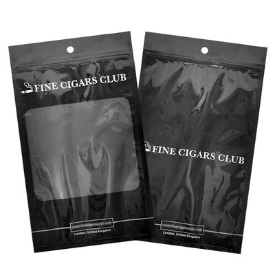 自己開発のプラスチック包装袋 - シガーバッグ / ジッパーと窓付き湿度シガーバッグ