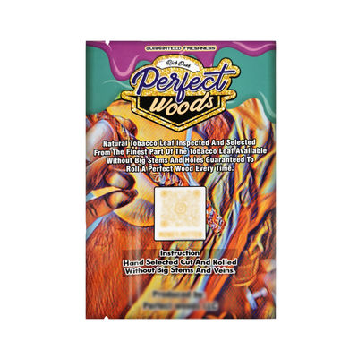 カスタムロゴ ヒートシールフォイルマイラーバッグ 湿度タバコ包装 ジッププラスチックヒュミドールシガーチャック袋