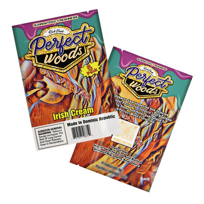 カスタムロゴ ヒートシールフォイルマイラーバッグ 湿度タバコ包装 ジッププラスチックヒュミドールシガーチャック袋