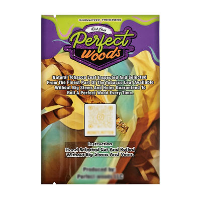 カスタムロゴ ヒートシールフォイルマイラーバッグ 湿度タバコ包装 ジッププラスチック加湿器シガーチャック袋 シガー保湿バッグ