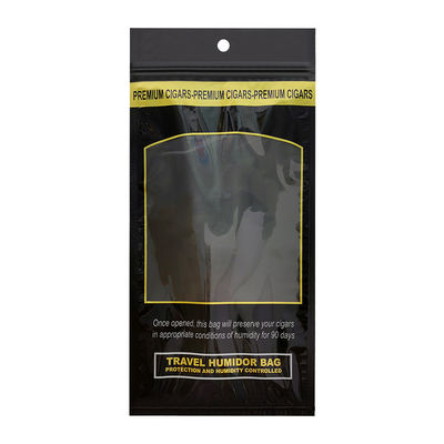 カスタムロゴ シガ ハウミディフェイトバッグ 内蔵湿度パック 湿度 タバコ シガ バッグ  Ziplock
