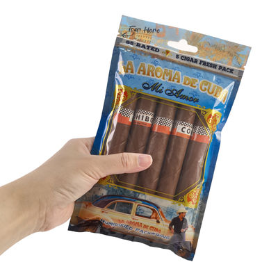 加湿器付きカスタム高級レザーシガー旅行ケース ポータブルシダー裏地加湿器バッグ モイスチャーコントロールジップロックポーチ