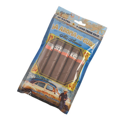 加湿器付きカスタム高級レザーシガー旅行ケース ポータブルシダー裏地加湿器バッグ モイスチャーコントロールジップロックポーチ