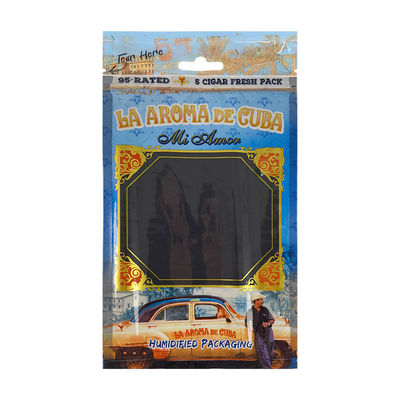 加湿器付きカスタム高級レザーシガー旅行ケース ポータブルシダー裏地加湿器バッグ モイスチャーコントロールジップロックポーチ