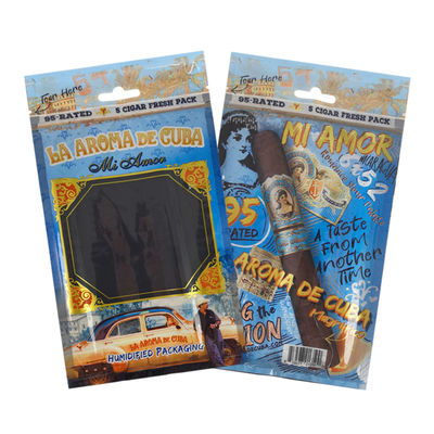 加湿器付きカスタム高級レザーシガー旅行ケース ポータブルシダー裏地加湿器バッグ モイスチャーコントロールジップロックポーチ