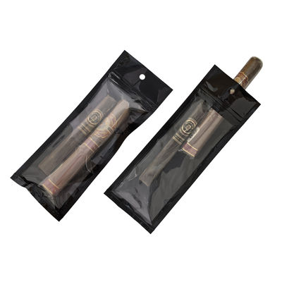 カスタムマイラー ジップロック 再封可能 シガーバッグ プラスチック 手巻き喫煙アクセサリー パッケージングポーチ 食品の保湿用