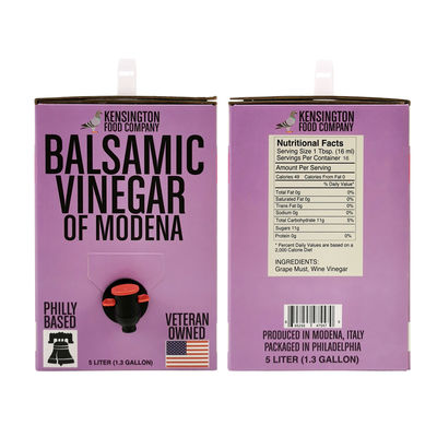 カスタムアルミニウム透明ビブバッグ 5L ジュース包装ドリンクパウチ ワインバッグインボックス