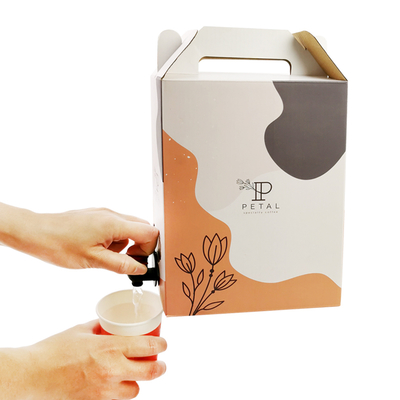 1L/2L/3L カスタムコーヒーボックス バルブ配給器の箱内の使い捨てコーヒーバッグ