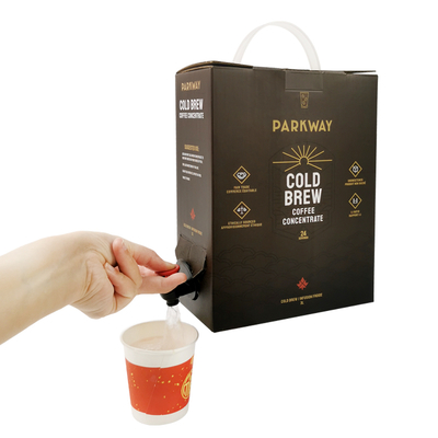 液体ジュース ワイン コーヒー オリーブオイル 梱包袋 箱袋 配送器のタップ付き