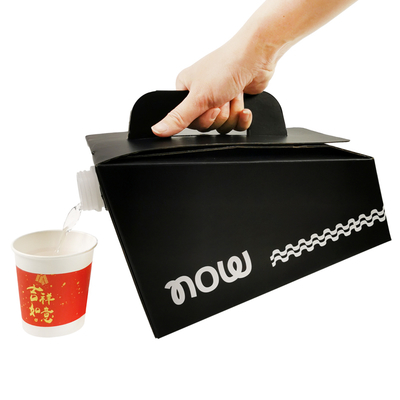 カスタムロゴプリント 1L 2L 3L 5L 10L 使い捨てコーヒー飲料ワインBIBバッグインボックスディスペンサー コーヒーテイクアウト 無菌バッグインボックス