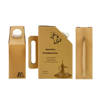 1L/2L/3L/5L ドリンクバッグ 使い捨てハンドル付き コーヒービブバッグ インボックス ワイン バルブ付き コーヒーボックスディスペンサー