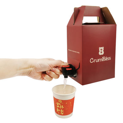 1L-10L 無菌飲料 BIB フィラーキャッパー バッグインボックス ヒートシール アルミワイン＆ジュースパウチ Vitop タップ付き ミネラルウォーター用