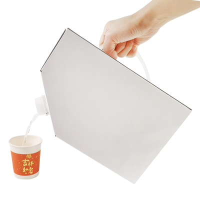 1L 3L 5L クラフト紙 カフェボックス BIB カフェボックス内のバッグ バルブ液体配給器付き 箱内の使い捨てのコーヒーバッグ