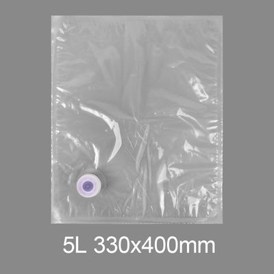 カスタム 透明 BIB 3l 5l 10l 20l プラスチックのタップバッグ 飲料水 ワイン ジュース バッグ ボックス ディスペンサー バターフライ バルブ Vitop