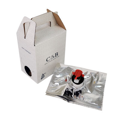 多用途包装用、注ぎ口付き、ハンドルなしのイージーディスペンシングバッグインボックス