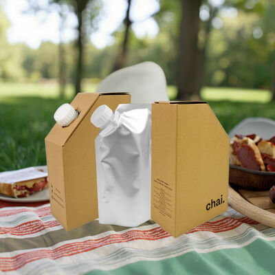 ISO SGS認証 バッグインボックス カスタム印刷 四角・長方形パッケージ 液体保管ソリューション