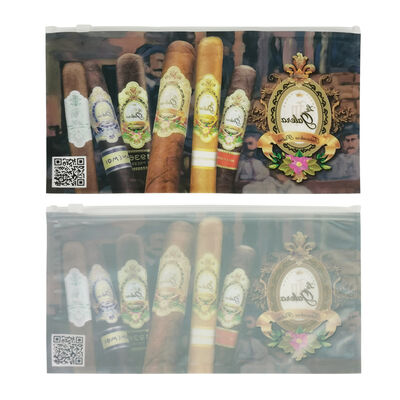 小型プラスチック葉巻袋 葉巻保湿プラスチックジッパーバッグ 湿気保持と再封可能な簡単なアクセス用に設計